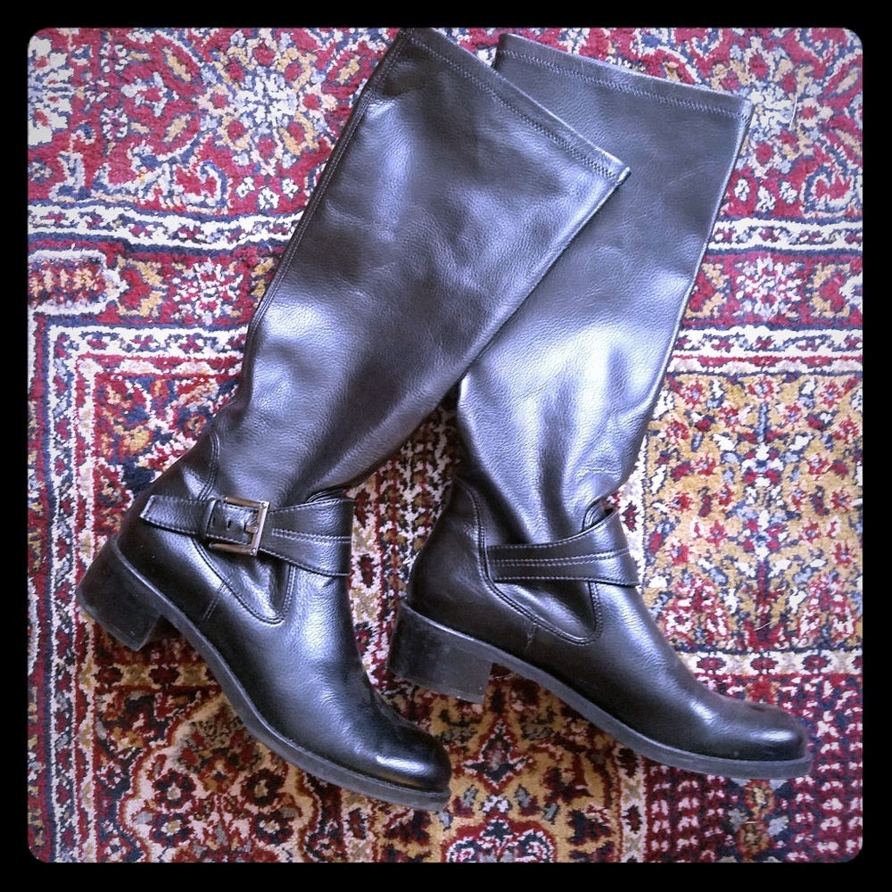 Franco Sarto Pull On Riding Boot